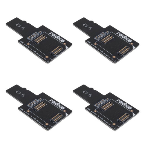 4X EMMC to USD Board EMMC to USB (MicroSD) Adapter Board MicroSD EMMC Modules for ROCK PI 4A/4B