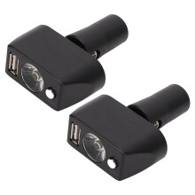 2X Electric Wheelchair Light 3 Pin XLR,USB Charging Adjustable Angle LED Power Wheelchair Lighting Controller for Night