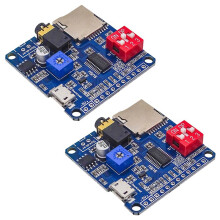 2X Voice Playing Module Board MP3 Music Player 5W MP3 Player Serial Control /TF Card DY-SV5W