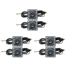 6PCS 100 Degree Camera Module 1MP OV9732 1280X720 USB Free Driver Manual Focus, with 2 Meter Cable for Winxp/7/8/10