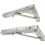Space Saving DIY Bracket, Heavy Duty Stainless Steel Folding Shelf Brackets Triangle Structure for Laundry Room, Caravan Multi-Purpose Application, 2