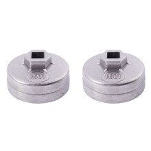 2piezas 65mm Removedor de Enchufe Herramienta Llave de Casquillo del Cartucho del Filtro de Aceite de 14 Flautas
