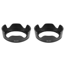 2X Lens Hood Kamera HB-45 II Bajonett-Gegenlichtblende Fuer AF-S DX NIKKOR 18-55mm F / 3.5-5.6G VR Schwarz