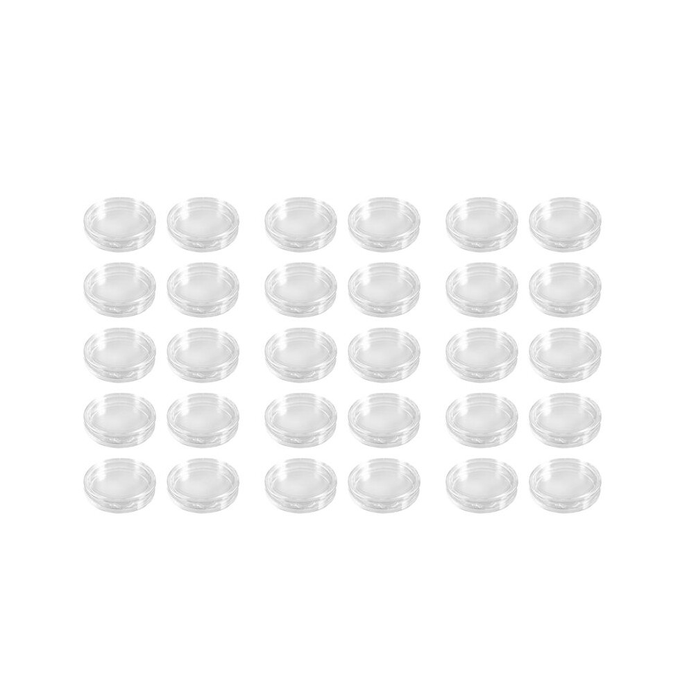 30 Pcs Transparent Small Plastic Coin Box 18Mm 4712923683883