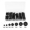 340Pcs 7 Sizes Rubber Grommet Assortment Kit, Firewall Hole Plug Set Electrical Wire Gasket Solid Hole Plugs Set 10