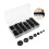 340Pcs 7 Sizes Rubber Grommet Assortment Kit, Firewall Hole Plug Set Electrical Wire Gasket Solid Hole Plugs Set 2