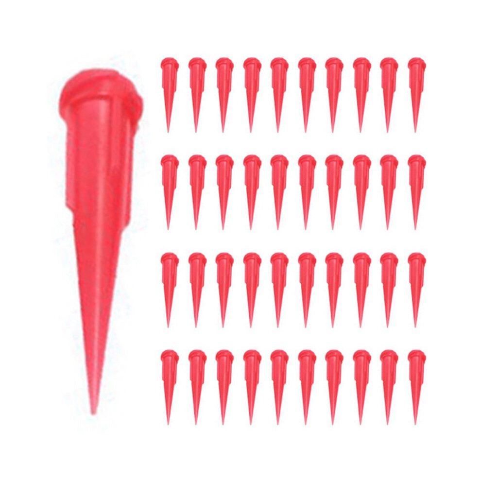 Plastic Tapered Pinhead Glue Dispenser Needle, 25 Gauge, 0.26Mm Opening Size, Red (Pack Of 600) 4713633425268