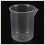 10 Pcs 50 Ml Laboratory Plastic Water Liquid Measuring Cup Transparent 4