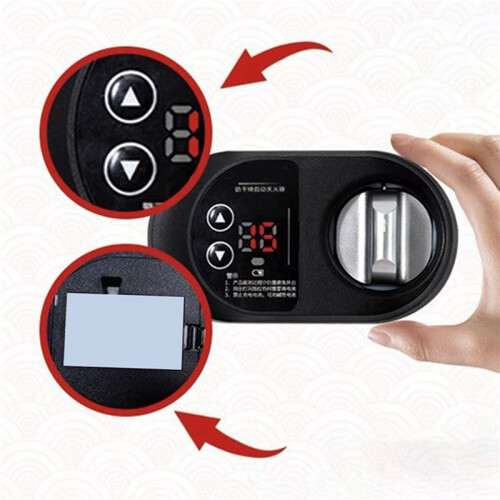 2X Gas Stove Automatic Fire Off Timer Kitchen   Anti-Dry Accessories Natural Gas Gas Stove Timer(Left ) 1