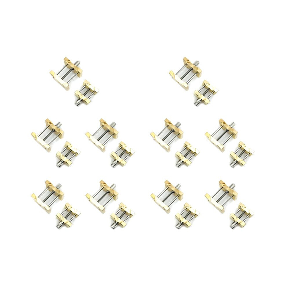 20Pcs Brass Watch Movement Holder Fixed Base Multi Function For Watchmaker Watch Clamp Watches Repair Tools 4712994719825