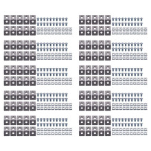 500Pcs Corner Bracket 2020 Series Aluminum Profile Connector Set for 6mm Slot Aluminum Profile Accessories