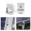 12x Solar Panel Mount Bracket Photovoltaic Panel Rail Solar Panel Mount Fastening Module with Mid 35mm 3