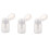 3X 70ml Nail Art Makeup Polish Plastic Pump Dispenser Bottle Remover 1