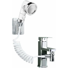 Portable Shower, Long Hose And Faucet Hose Attachment, Multi-Purpose, For Bathroom Use Convenient For Shampooing Pet Bathing Elder Care Baby Shampoo,
