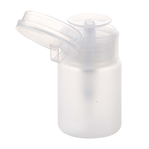3X 70ml Nail Art Makeup Polish Plastic Pump Dispenser Bottle Remover 2