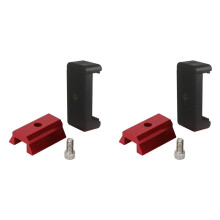 2X Telescoop Zwaluwstaart Smartphone Adapter Metaal voor Zoeker Scope Zwaluwstaart Basis Vaste Telefoon Montagebeugel