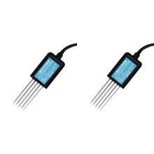 2X 7 in 1 RS485 Soil Temperature Humidity Sensor PH Conductivity Nutrient Salt Nitrogen Phosphorus Potassium Transmitter