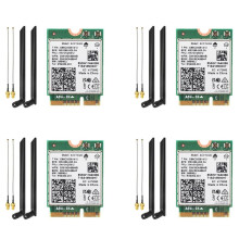 4X AX211NGW WiFi 6E Tri Band 2.4G/5G/6Ghz Carte Réseau Sans Fil 5.3 AX211 M.2 CNVio Wifi Carte Sans Fil