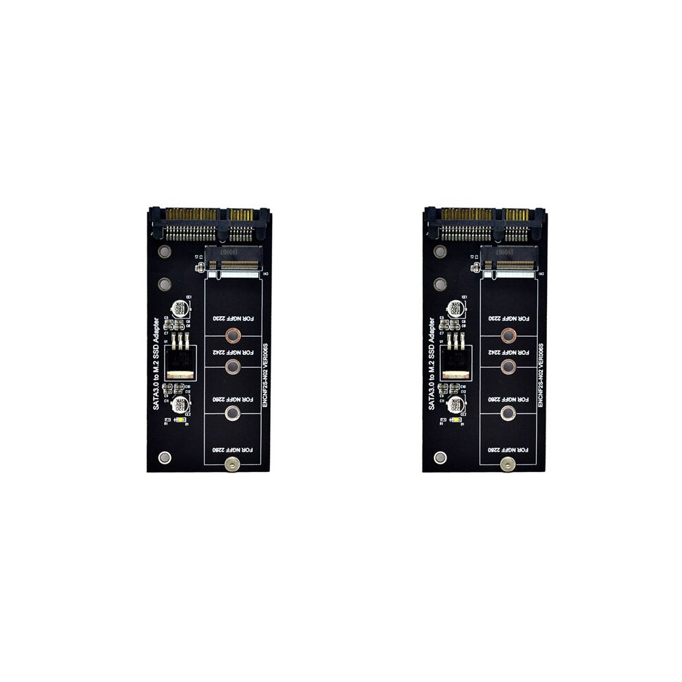 Photos - Card Reader / USB Hub 2X NGFF M.2 Adapter M2 SATA3 Raiser M.2 to Adapter SSD M2 to Expansion Card B Key Suppor 30/42/60/80mm