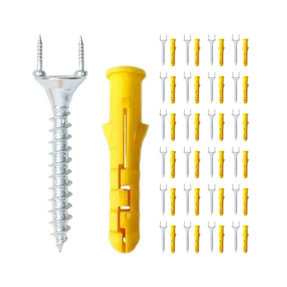 200Pcs Seamless Nails Double-Headed Screw Solid Wood Baseboard Seamless Nails Foot Special Nails Security Screws 6033792690818