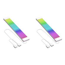 2X RGB LED Strip ARGB Sync Board for Computer Power Supply ATX 24PIN GPU Card 8Pin Cable Case X8