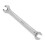 10X Silver Tone 5.5mm X 7mm U Shape Double Open-Ended Wrench Tool 8