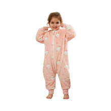 Micro Fleece Sleep Sack with Long Sleeves, Winter Wearable Blanket for Infants, Bright Colors & Adorable Animal Patterns, Double Zippers for Easy