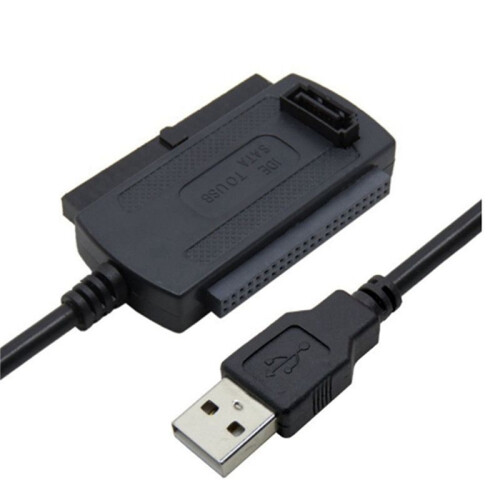 2X Conversor de Adaptador USB para IDE   2,5 3,5 Polegadas Cabo Adaptador de Disco Rígido para PC Laptop Notebook 1