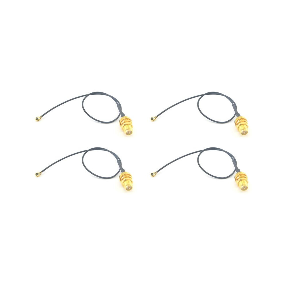 U.fl Pci To Rp-Sma Pigtail Antenna Wifi Cable Pack Of 8 Black 6033488686149