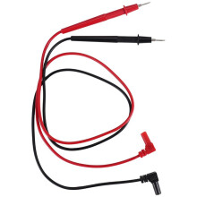 6x 1000V Plomo de Prueba de Sonda de Multimetro de Punta Desmontable Calvija de Platano Rojo Negro