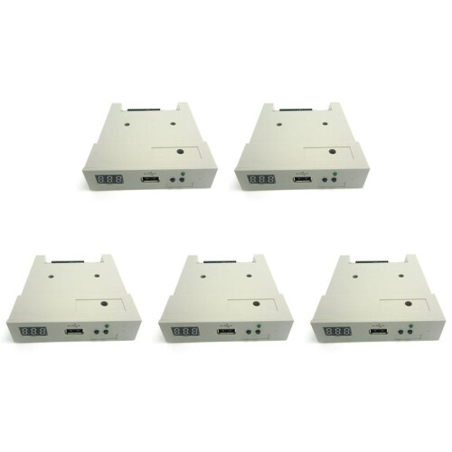 5X SFR1M44 U100 USB Floppy Drive Emulator ABS Machine for Industry Grey