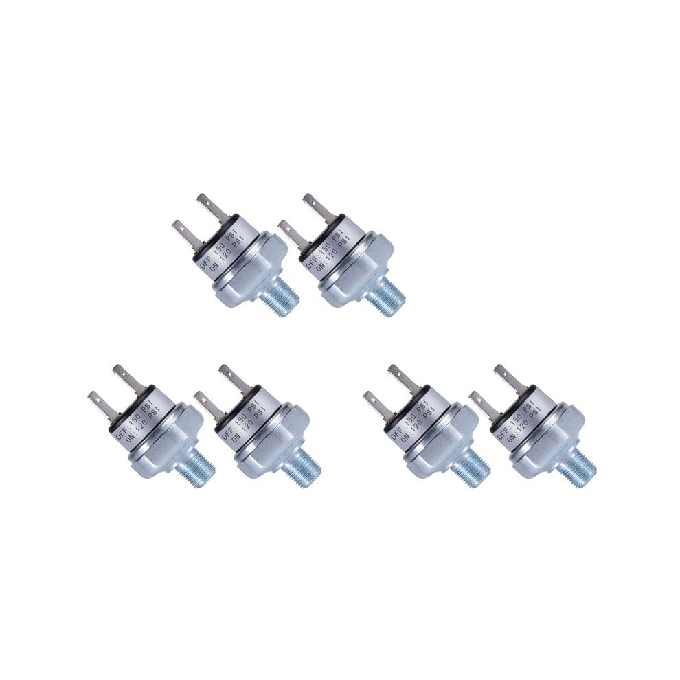 6X Air Pressure 120-150 Psi Pressure 1/8In-27 Npt Dc24v 12V Pressure Air Compressor Pressure 4711367346538