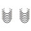 12-Pack 12 Polegada Guitar Patch Cables, Instrumento Acústico Guitar Cables, Duckhead Effect Cables 1