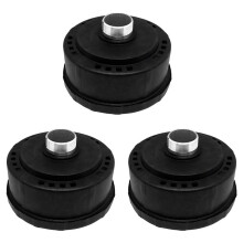 3pcs 32mm/1.25Inch Air Compressor Noise Reducer Silence Filter,Plastic Shell Round Muffler Filter