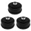 3pcs 32mm/1.25Inch Air Compressor Noise Reducer Silence Filter,Plastic Shell Round Muffler Filter 1