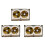 3X 55 Minute Blank Tape Disk Double-Sided Metal Small Open Disk Blank Cassette Tape Tape Disk, E 1