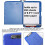 2X Clip Board Organizer Clipboards with Storage Nursing Clipboard Foldable File Folder Plastic Clipboard () 4