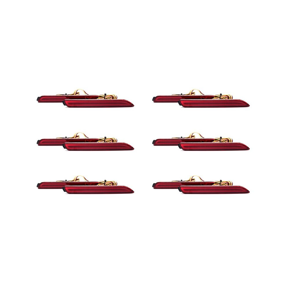 12X For Camry Sienna Avalon Rav4 Wish Fortuner Led Rear Bumper Fog Tail Brake Stop Light 6031972357766