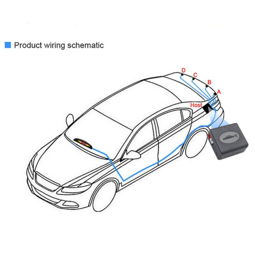 6 Set 16.5mm Probe Reversing  Reversing Assist General Car Accessories 1
