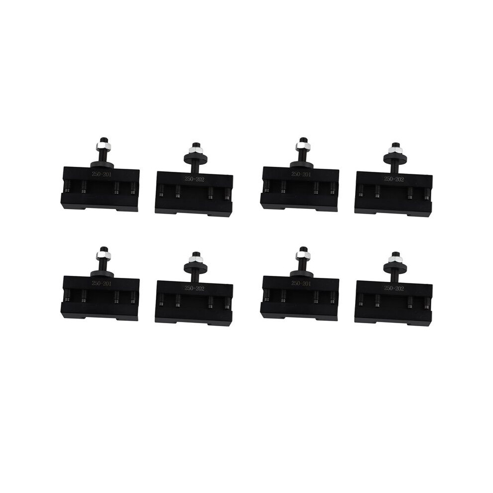 8Pcs Quick Change Cnc Lathe Tool Post Turning Facing Holder Holder For Lathes Tools-250-201 & 250-202 4713579100946