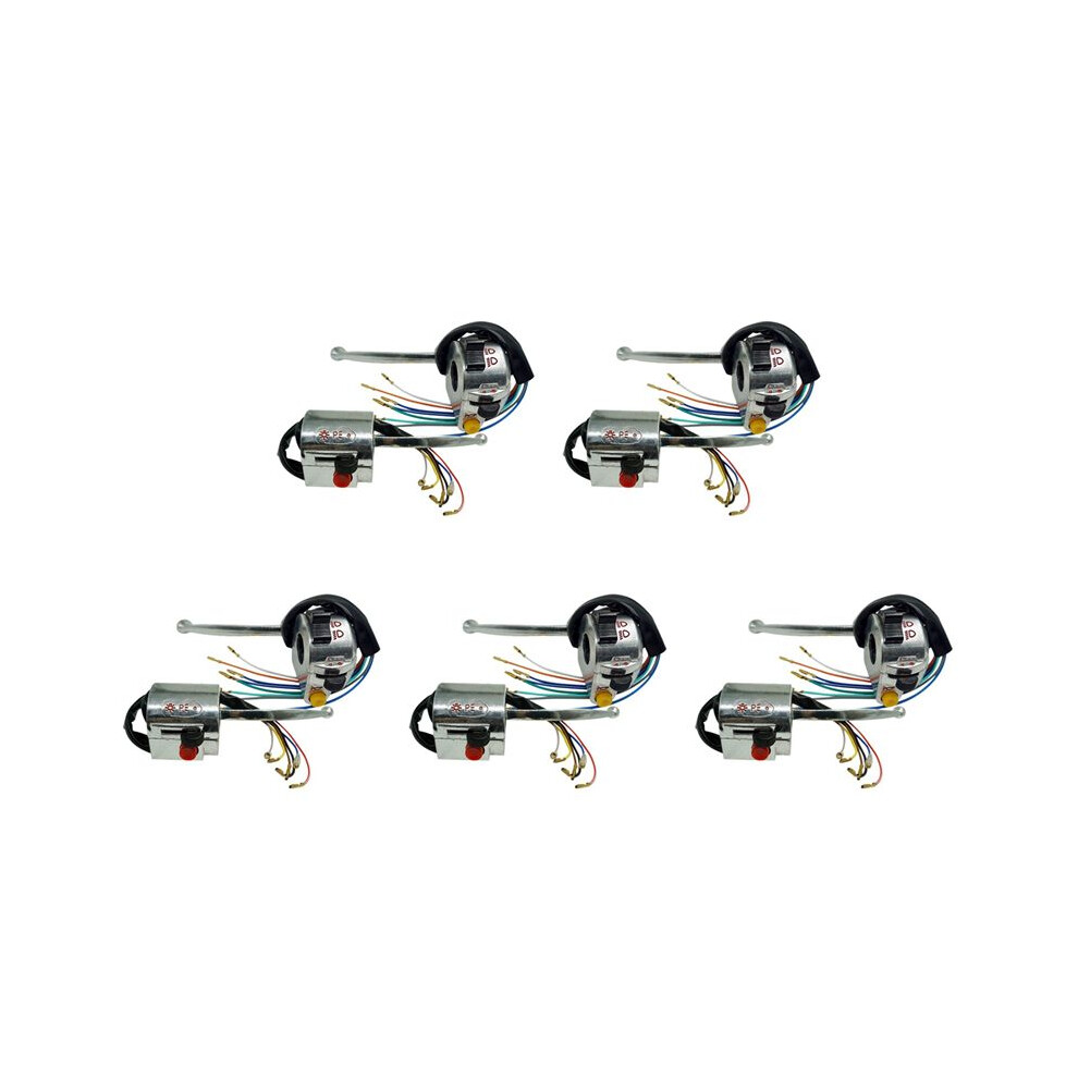 10Pcs 7/8 Inch 22Mm Motorcycle Handlebar Assembly Horn High/Low Turn Signal Control For Jialing Jh70 4712564437951