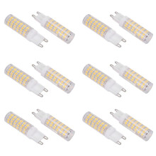 10W G9 100 LED Light Bulbs LED Corn Light Bulbs Ceramic, No Flicker, Wide  Angle, 12PCS Natural White