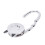 4X Black Cat Cartoon Foldable Silver Tone Handbag Hook Antislip Rubber Base 4