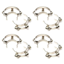 8pcs 24 Stainless Steel Clip Keck Clamp for 24/29 24/40 Glass Ground Joint
