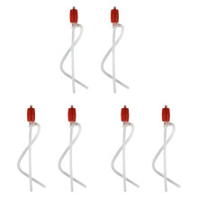 6Pcs Universal Fuel Transfer Siphon Pump - Large Squeezing Syphon for Lawn Mowers & Manual Pumping Petrol, Water,Alcohol
