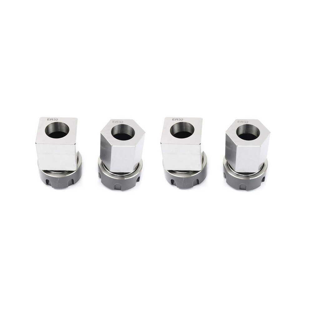 Er32 Collet Chucks Block Set Of 4 Square And Hex Workholding Holder For Cnc Lathe Engraving Machine 4713492454973