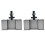 6Pcs 250-201 Quick Change Tool Holder Turning and Facing Tool Holder for Lathe Cutter Cutting Tool Bits 5