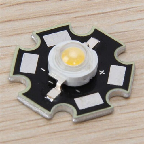 10X 3W High Power Star LED Light Lamp Bulb (White) 1
