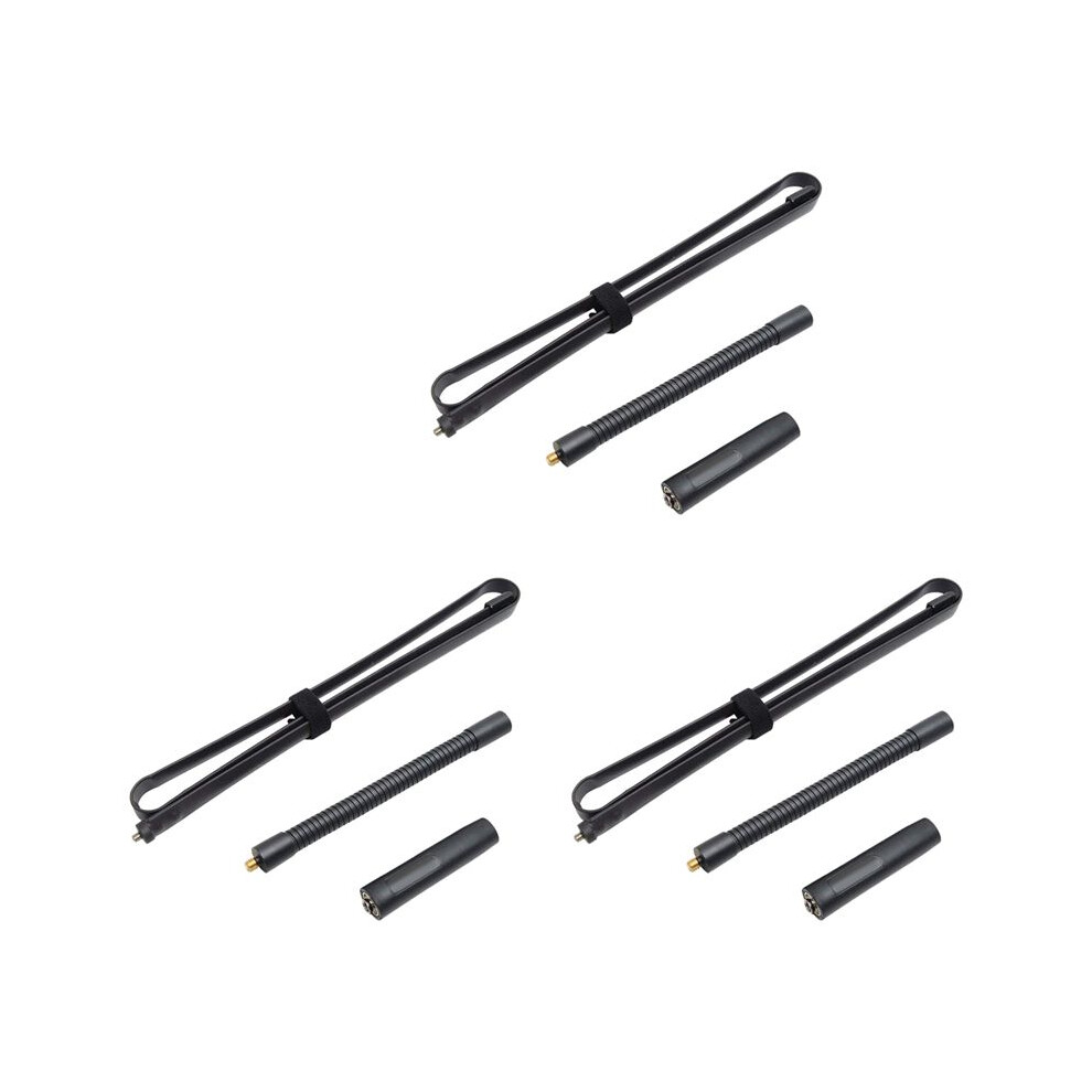 3Pcs 48.8 Inch Ar-152G Gooseneck Foldable Antenna Sma-Male Vhf Uhf 144/430Mhz For Tyt 4713617496574