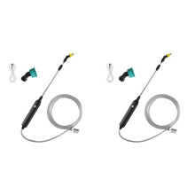 2X Elektrisk Spruta Trädgård Automatisk Finfördelning USB Uppladdningsbar Växtspruta Flaska Sprinkler Vattenkanna Trädgård
